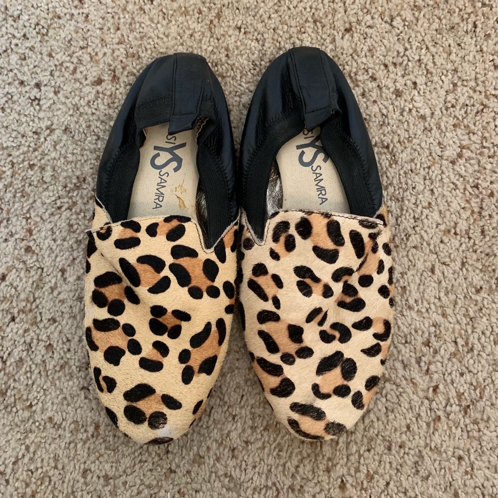 Yosi Samra leopard flats